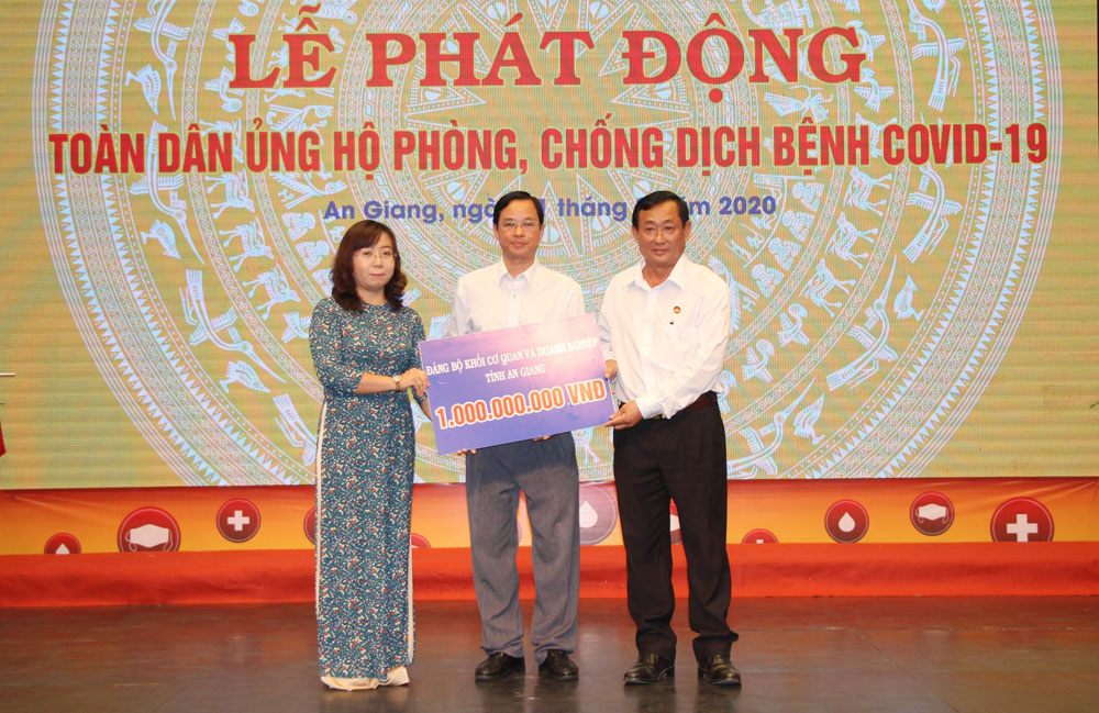 An Giang phát động toàn dân tham gia ủng hộ phòng, chống dịch bệnh Covid-19