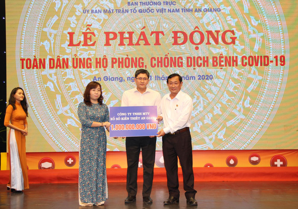 An Giang phát động toàn dân tham gia ủng hộ phòng, chống dịch bệnh Covid-19