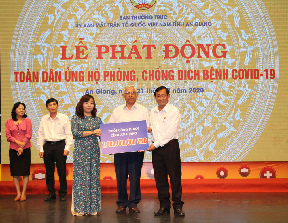 An Giang phát động toàn dân tham gia ủng hộ phòng, chống dịch bệnh Covid-19
