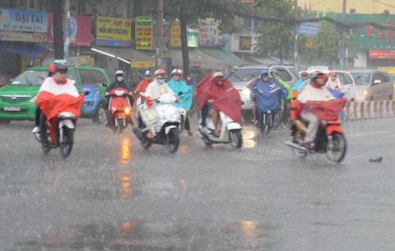 Bắc Bộ mưa dông, đề phòng mưa đá và gió giật mạnh