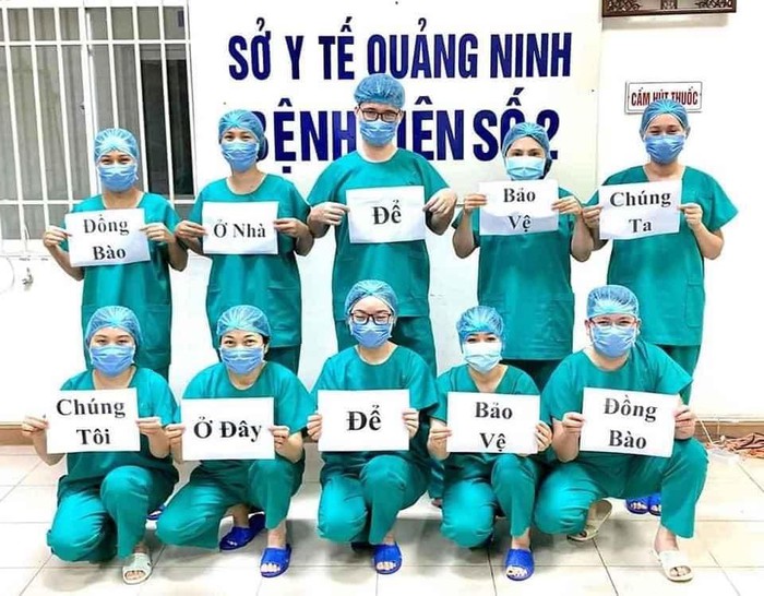 Những thông điệp chống dịch COVID-19 đầy tâm huyết của những 'chiến sĩ' ngành y