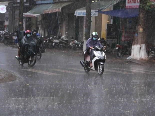 Đêm 25-3, Bắc Bộ có mưa rào, vùng núi đề phòng lốc, sét, mưa đá