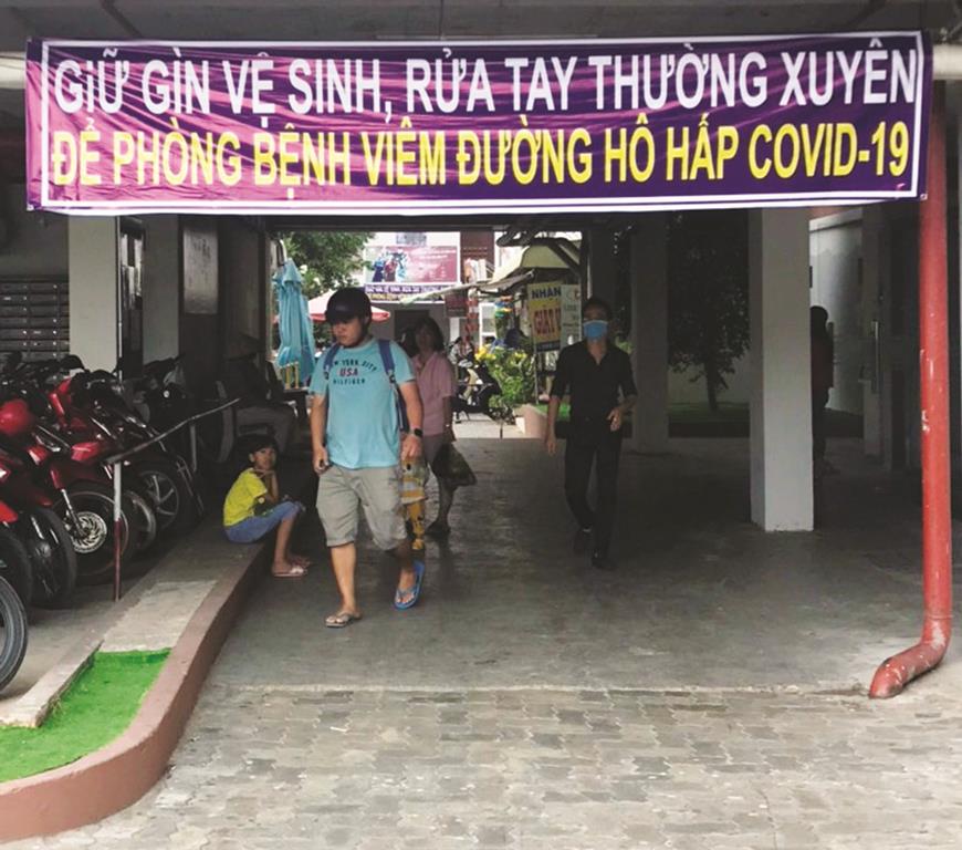 Tăng cường phòng, chống dịch bệnh Covid-19 tại chung cư