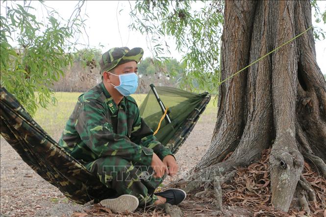 Biên phòng Long An quyết tâm đẩy lùi dịch COVID-19