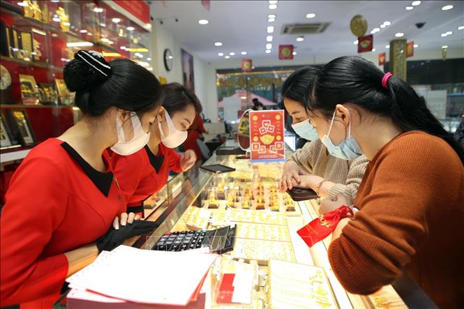 Vàng trong nước vẫn trong xu hướng đi lên