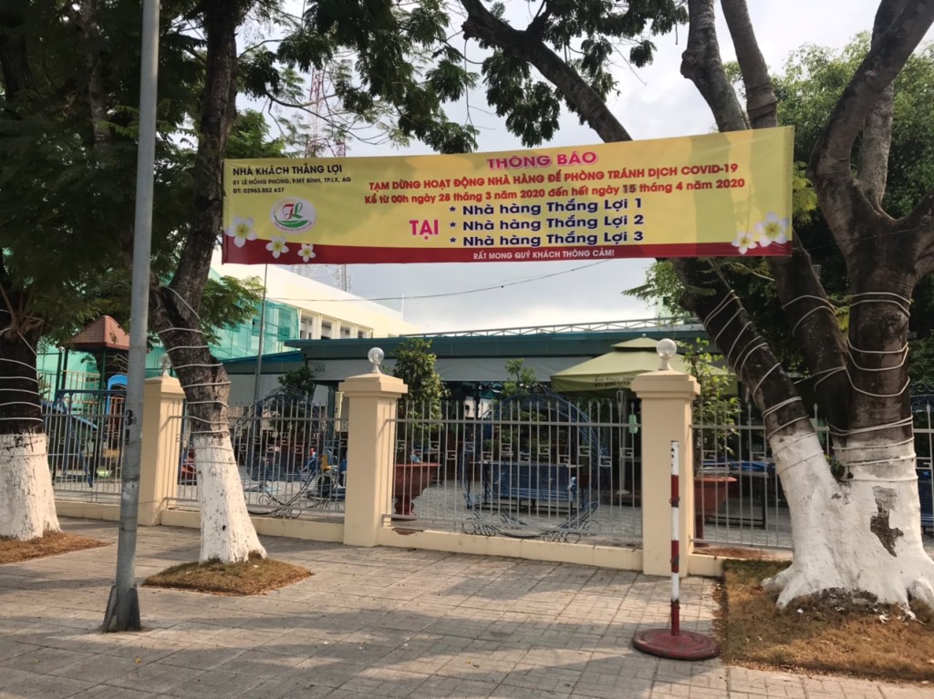 Các cơ sở, dịch vụ ở Long Xuyên không tụ tập quá 20 người