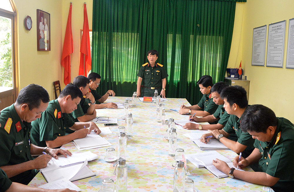Công bố quyết định giải thể Trường Quân sự tỉnh An Giang Công bố quyết định giải thể Trường Quân sự tỉnh An Giang