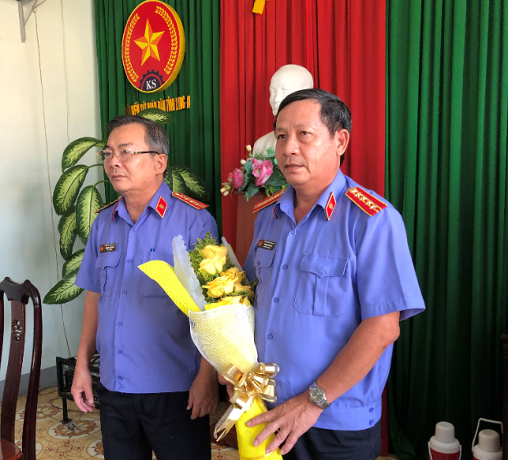 Ông Trương Văn Nghị được bổ nhiệm giữ chức vụ Viện trưởng Viện Kiểm sát Nhân dân tỉnh Long An