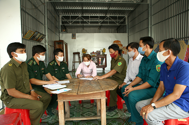 Bộ đội Biên phòng Đồng Tháp tích cực phòng, chống dịch covid-19