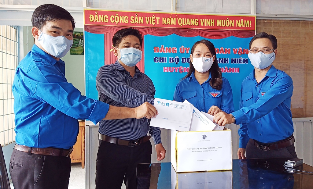 Châu Thành: Thành lập Đội thanh niên tình nguyện chung tay phòng, chống dịch bệnh Covid-19