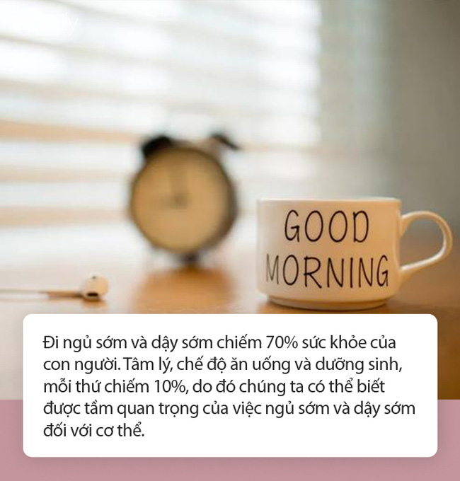 Dậy sớm có lợi cho sức khỏe, tốt hơn uống cả nghìn viên thuốc bổ