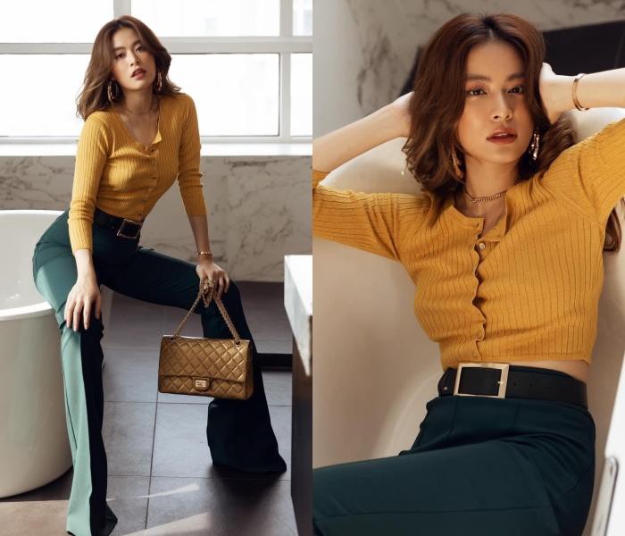 Trương Quỳnh Anh, Phương Nga quyến rũ diện váy pastel mùa hè