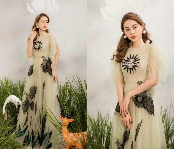 Trương Quỳnh Anh, Phương Nga quyến rũ diện váy pastel mùa hè