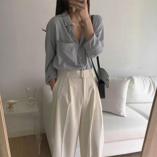 Diện sơ mi có cổ như thế nào mới đẹp, đúng chất?