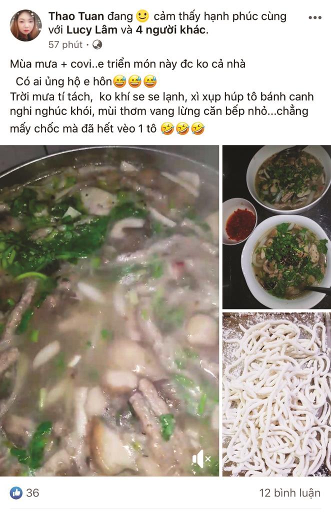 Ở nhà mùa dịch bệnh, chị em trổ tài nấu nướng