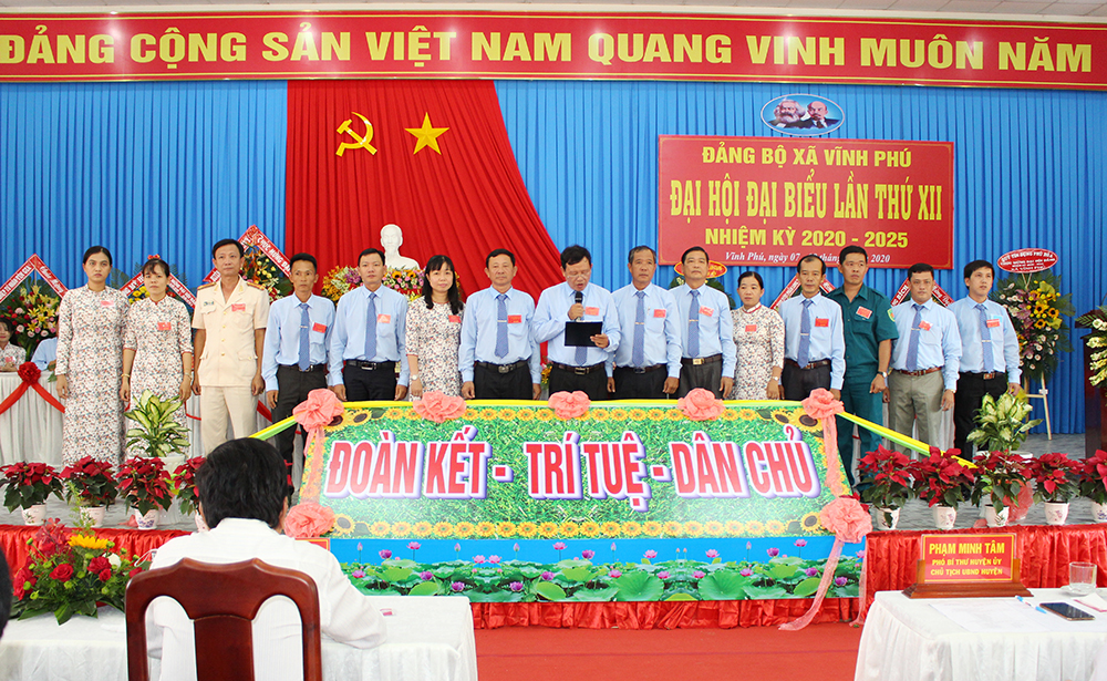 Đồng chí Huỳnh Ngọc Danh đắc cử Bí thư Đảng ủy xã Vĩnh Phú khóa XII (nhiệm kỳ 2020 – 2025)