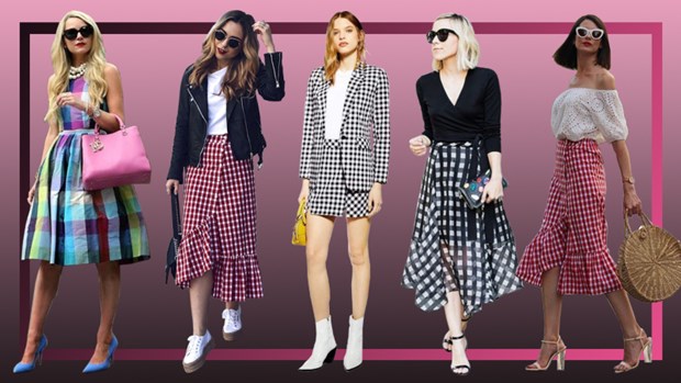 Họa tiết Gingham mang đến những gợi ý phối đồ sang trọng, tinh tế