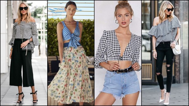 Họa tiết Gingham mang đến những gợi ý phối đồ sang trọng, tinh tế