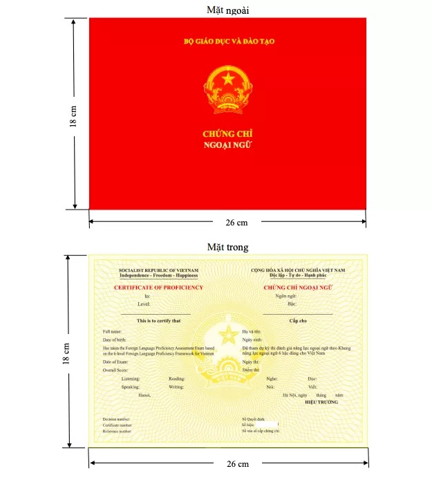 14 đơn vị được phép tổ chức thi, cấp chứng chỉ tiếng Anh sáu bậc