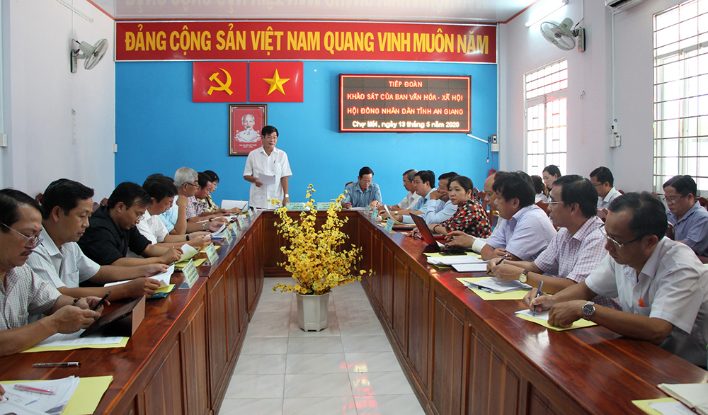 HĐND tỉnh khảo sát du lịch, di tích lịch sử, văn hóa trên địa bàn huyện Chợ Mới HĐND tỉnh khảo sát du lịch, di tích lịch sử, văn hóa trên địa bàn huyện Chợ Mới