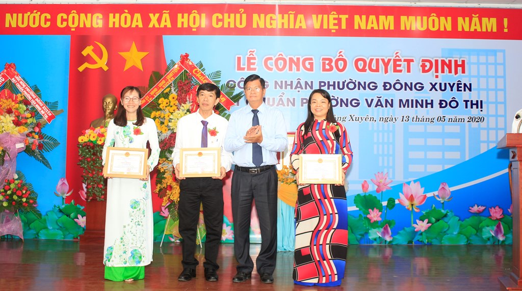 Phường Đông Xuyên đạt chuẩn “Phường văn minh đô thị”