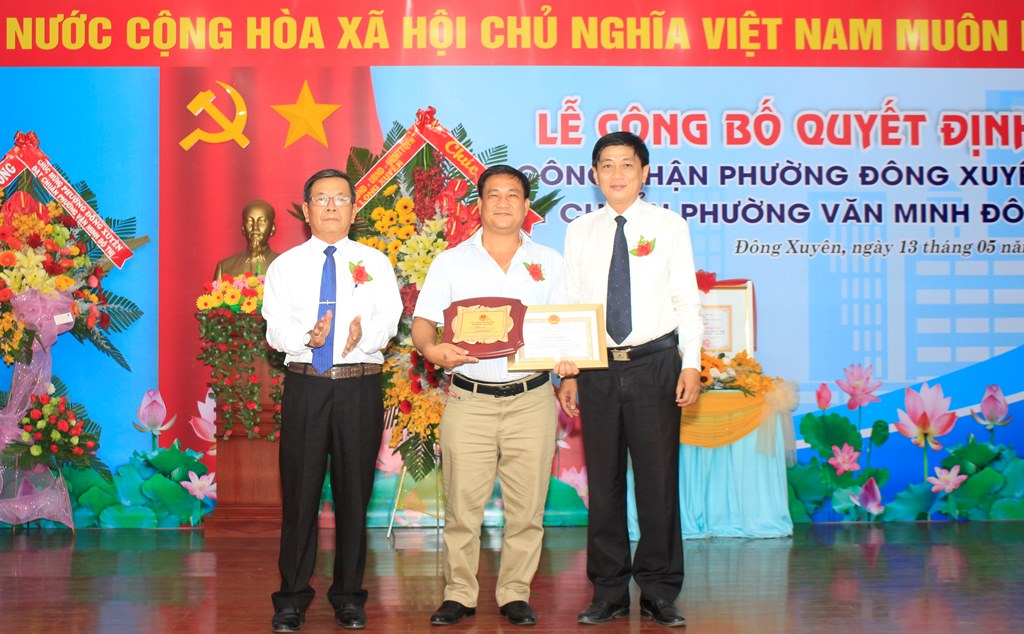 Phường Đông Xuyên đạt chuẩn “Phường văn minh đô thị”