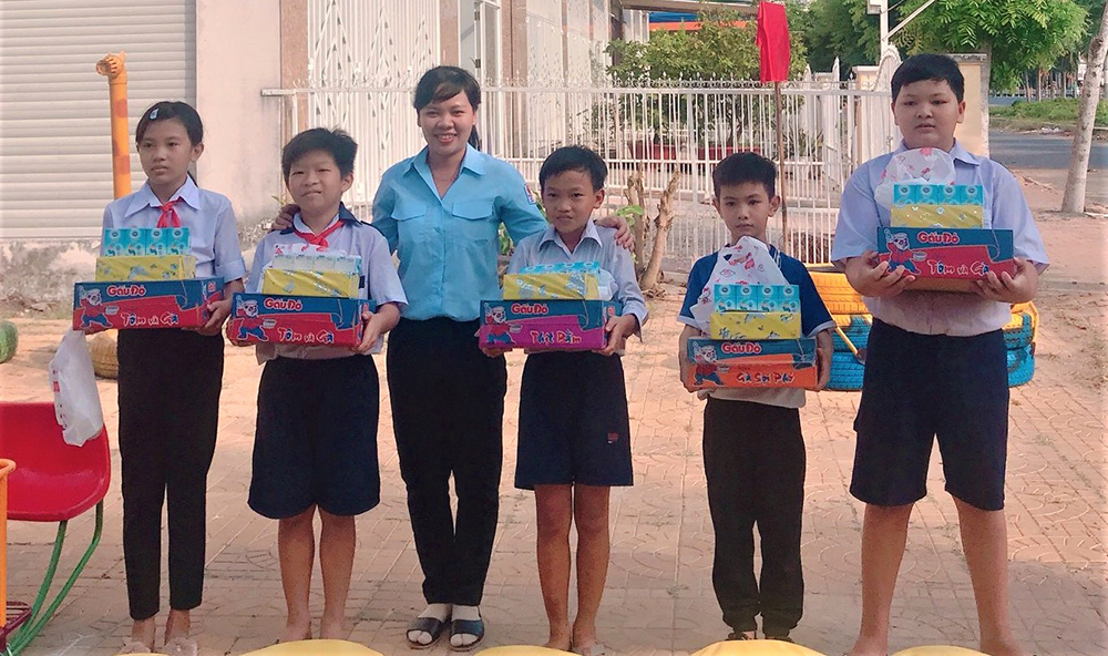Châu Đốc khánh thành công trình măng non kỷ niệm ngày thành lập Đội
