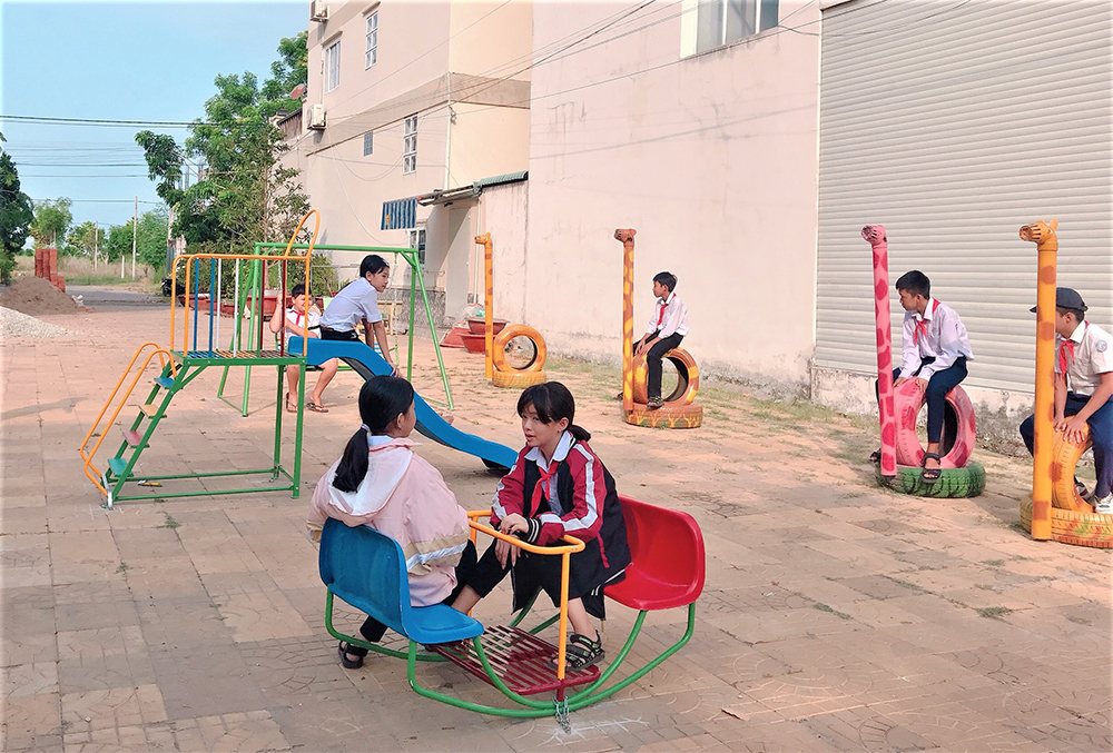 Châu Đốc khánh thành công trình măng non kỷ niệm ngày thành lập Đội