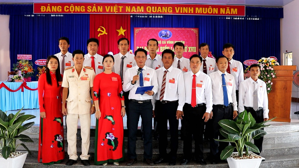 Đại hội đại biểu Đảng bộ xã Vĩnh Nhuận lần thứ XVII thành công tốt đẹp Đại hội đại biểu Đảng bộ xã Vĩnh Nhuận lần thứ XVII thành công tốt đẹp