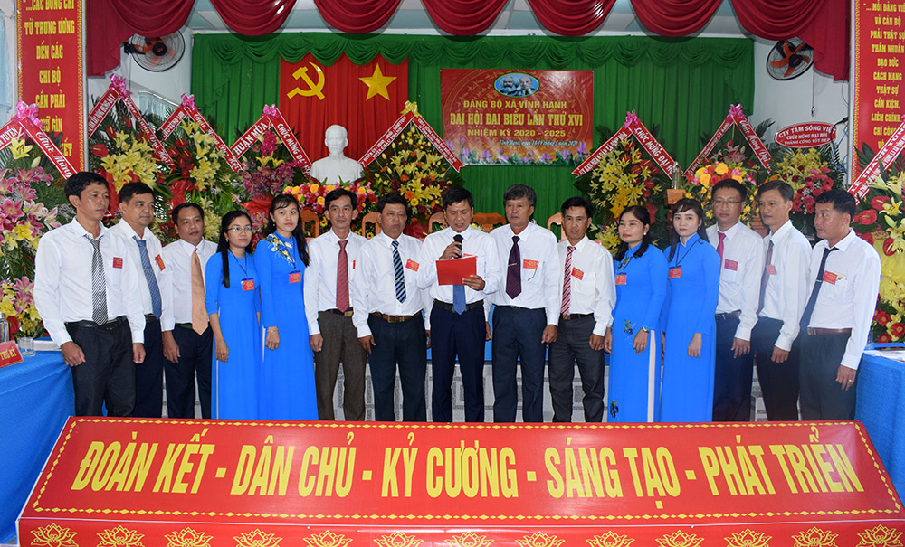 Đại hội đại biểu Đảng bộ xã Vĩnh Hanh khóa XVI thành công tốt đẹp