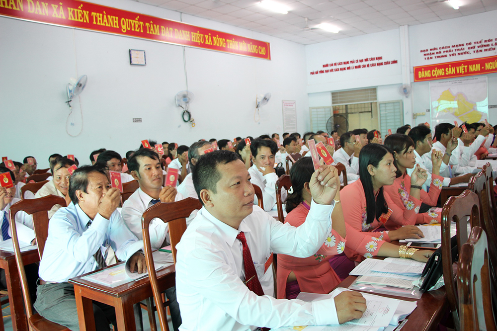 Đồng chí Dương Mai Thanh Sơn tái đắc cử Bí thư Đảng ủy xã Kiến Thành khóa XVI (nhiệm kỳ 2020-2025)