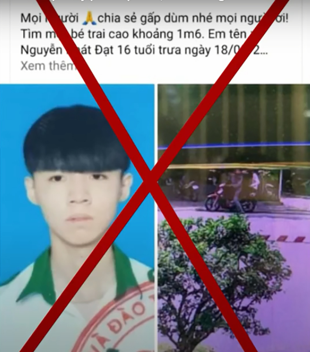 Không có chuyện bé trai bị bắt cóc ở huyện Chợ Mới