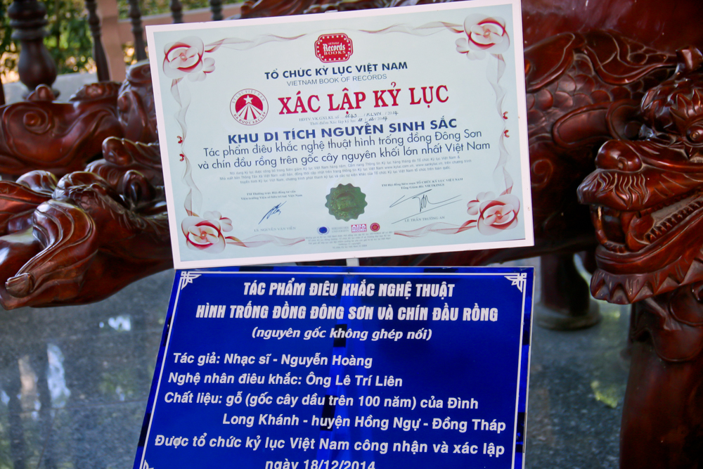 Chiêm ngưỡng hai tác phẩm điêu khắc xác lập Kỷ lục Việt Nam