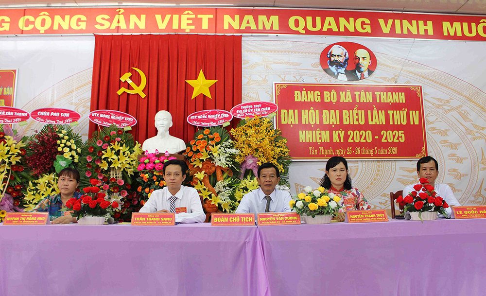 Đại hội Đảng bộ xã Tân Thạnh thành công tốt đẹp