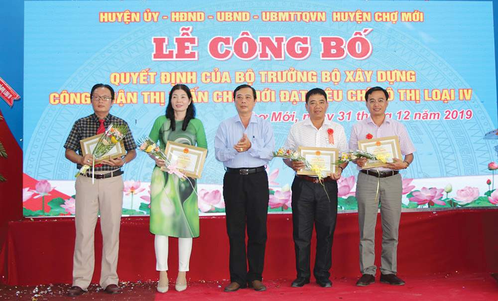 Hoàn thành xuất sắc nhiệm vụ chính trị, xứng tầm trung tâm đô thị của huyện Chợ Mới