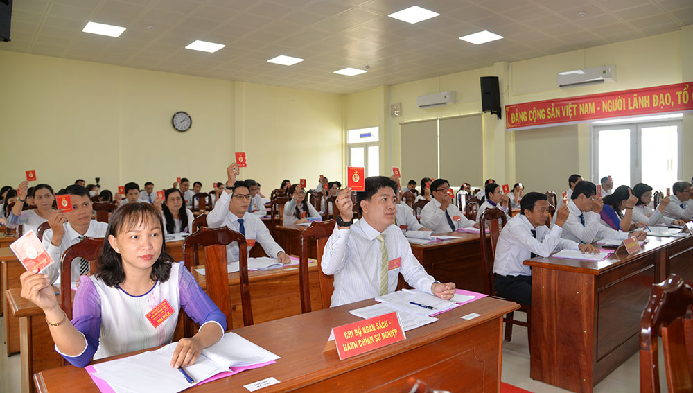 Đồng chí Trần Minh Nhựt tái đắc cử Bí thư Đảng ủy Sở Tài chính An Giang (nhiệm kỳ 2020-2025)