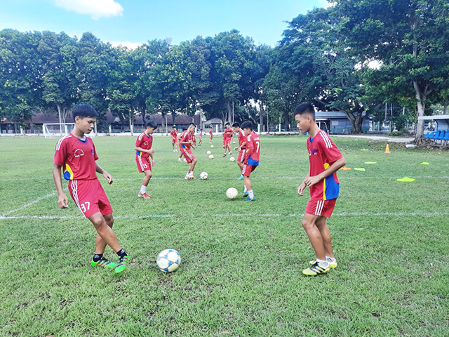 U15 Đồng Tháp bất bại trong các trận đấu tập huấn