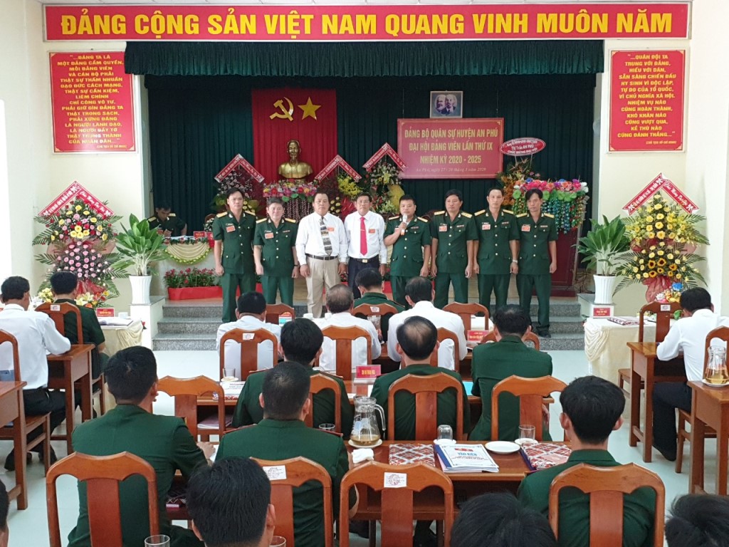 Đại hội Đảng bộ Quân sự huyện An Phú lần thứ IX (nhiệm kỳ 2020-2025) thành công tốt đẹp
