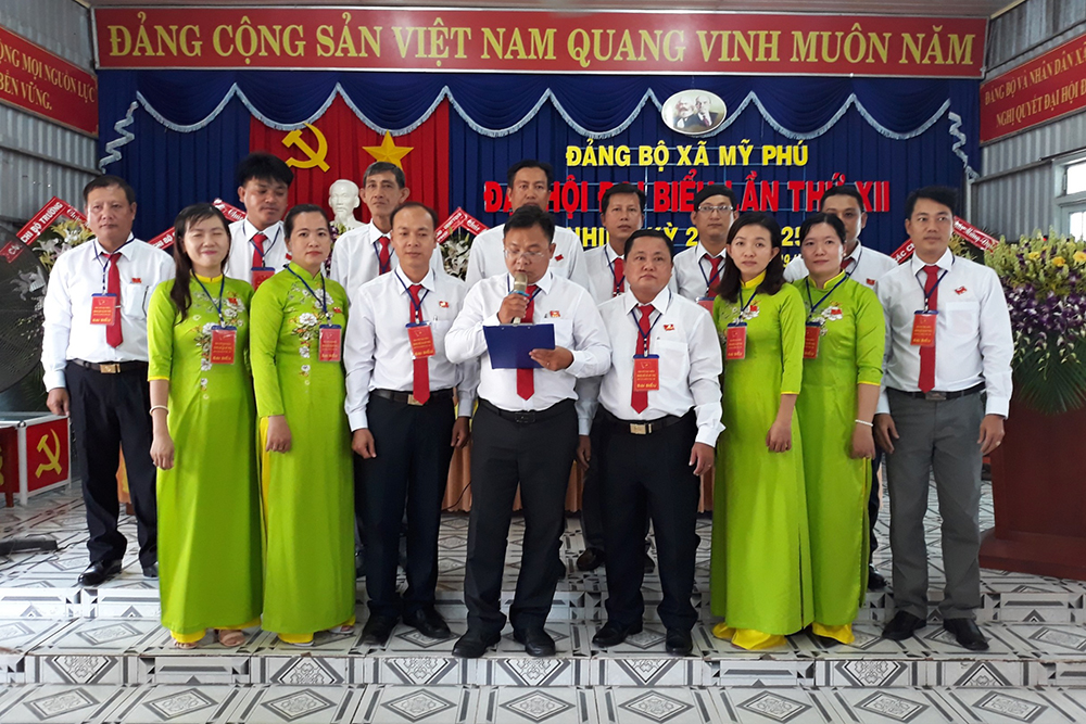 Đại hội Đảng bộ xã Mỹ Phú nhiệm kỳ 2020 - 2025