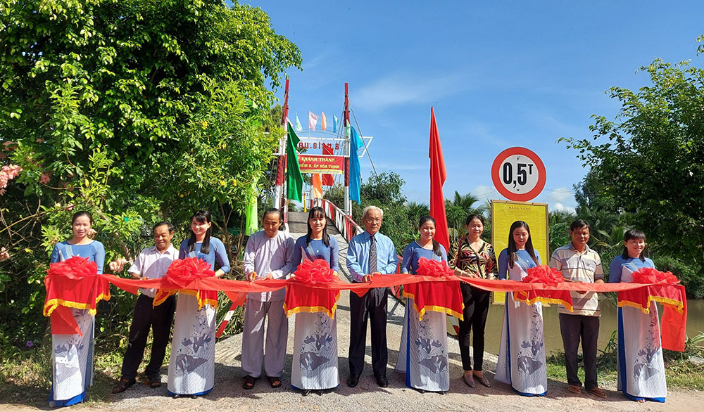 Hòa Bình Thạnh: Khánh thành cầu Điểm B