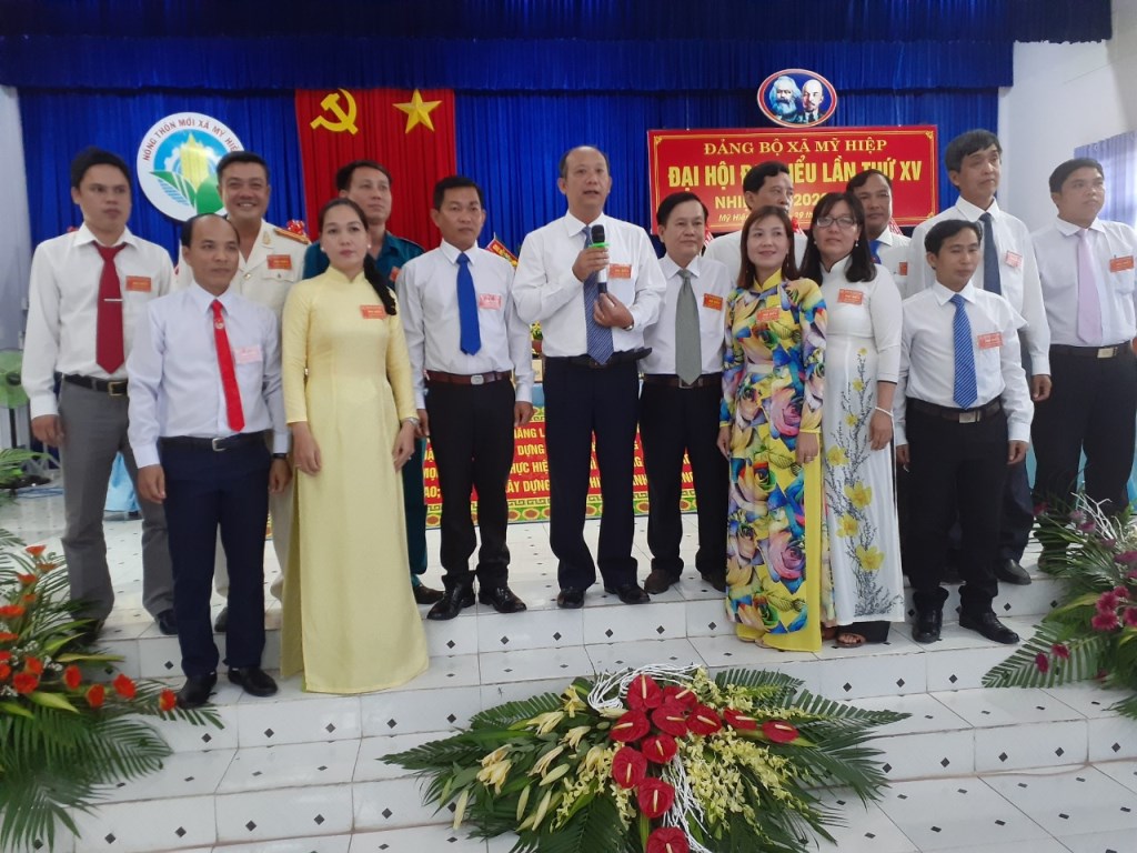 Đồng chí Nguyễn Trường Sơn tái đắc cử Bí thư Đảng ủy xã Mỹ Hiệp (nhiệm kỳ 2020-2025)