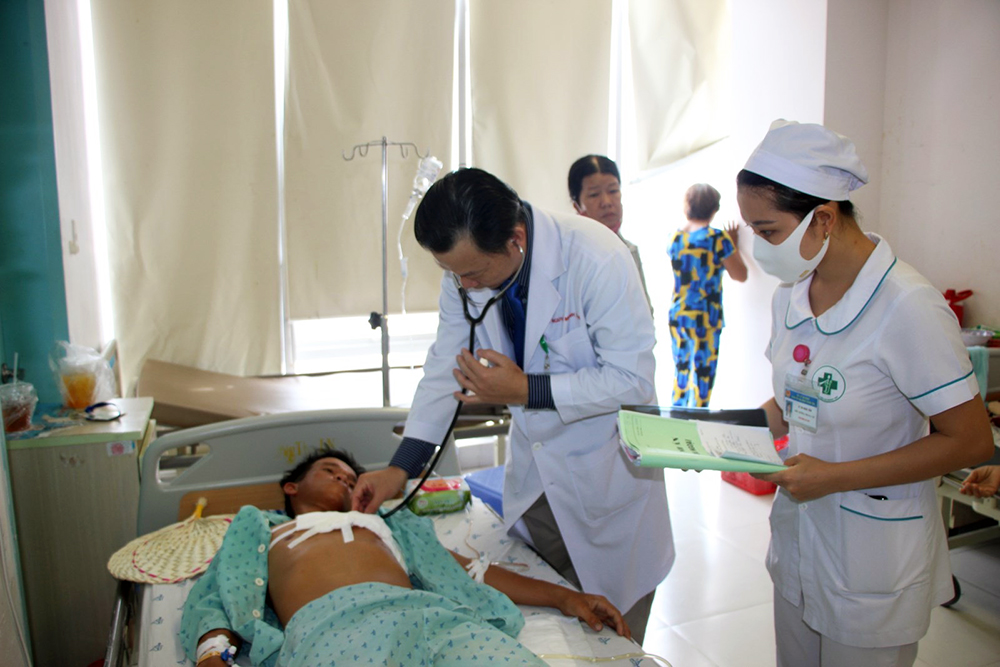 Bệnh viện Đa khoa trung tâm An Giang cứu sống bệnh nhân bị đâm thủng tim