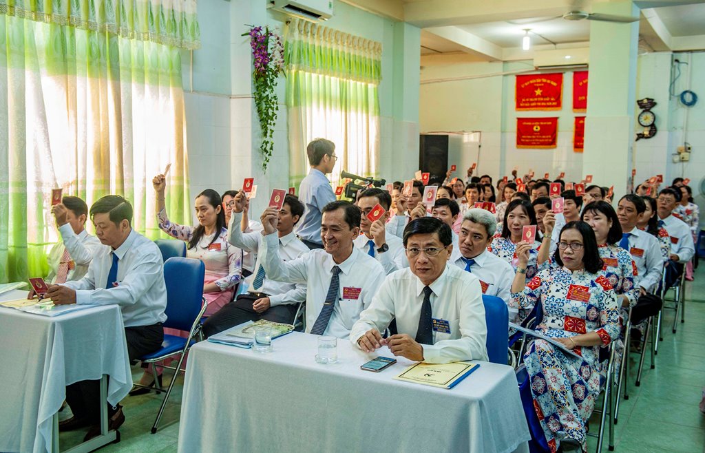 Đại hội Đảng bộ Trung tâm Y tế TP. Long Xuyên lần thứ I (nhiệm kỳ 2020- 2025)