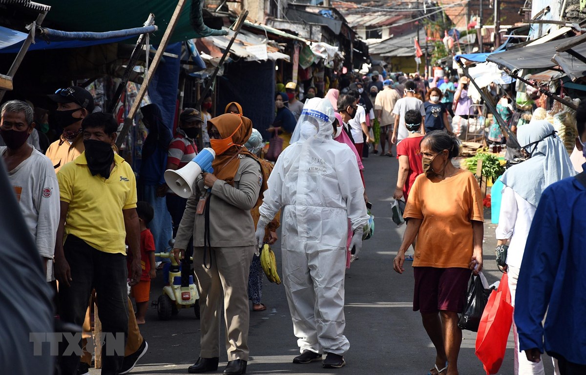 Indonesia ghi nhận số ca nhiễm COVID-19 mới trong ngày cao nhất