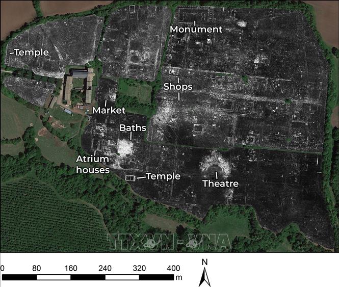 Sử dụng radar quét xuyên đất, phát hiện một thành phố cổ thời La Mã