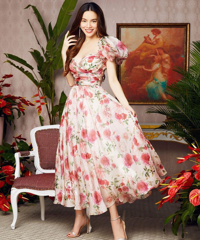 Phong cách thời trang nữ tính của Hồ Ngọc Hà