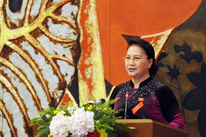 Chủ tịch Quốc hội gặp mặt những người làm báo tiêu biểu