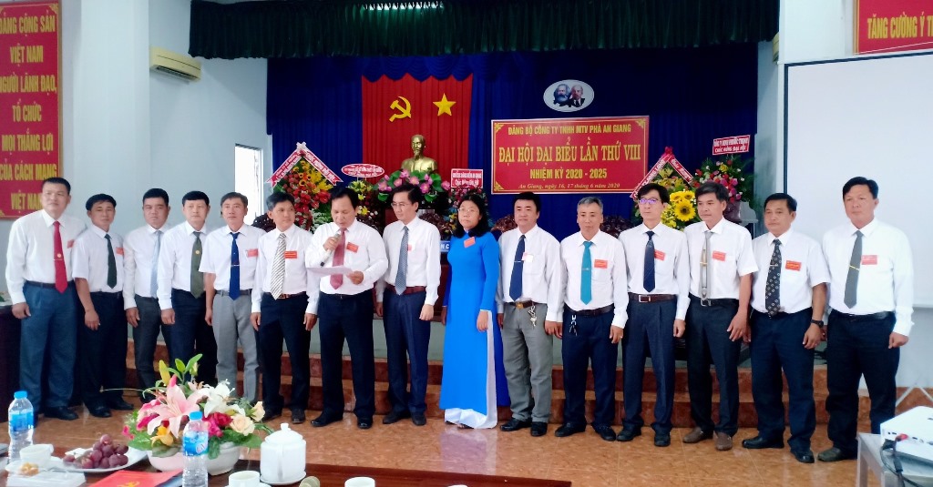 Đồng chí Phạm Châu Hà tái đắc cử Bí thư Đảng ủy Công ty TNHH MTV Phà An Giang nhiệm kỳ 2020-2025