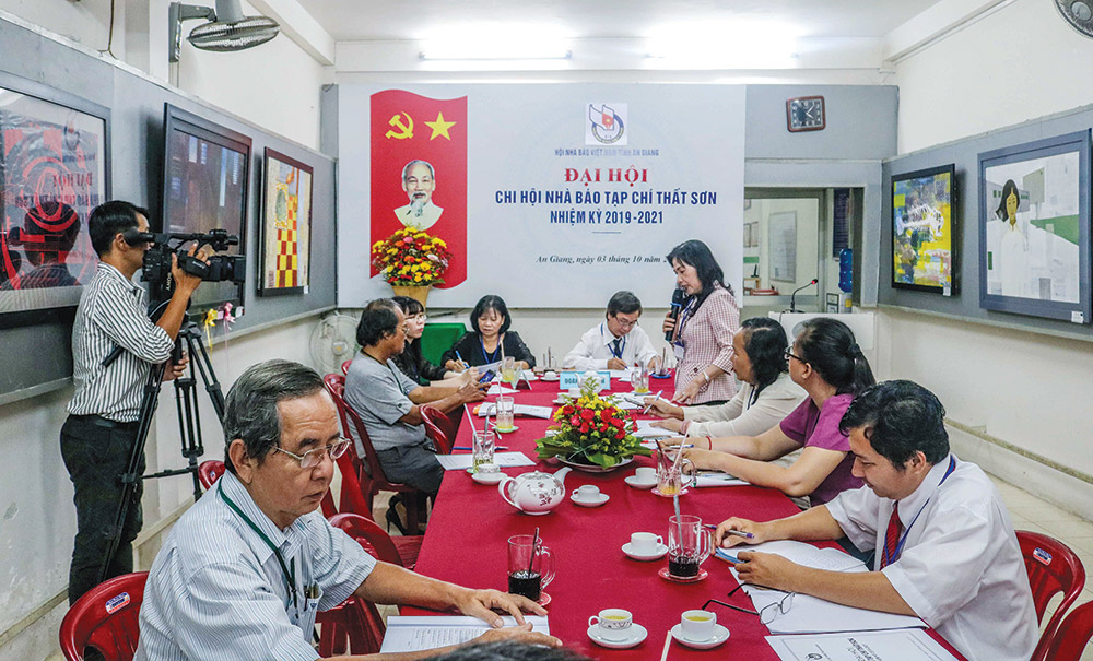 Chào mừng Đại hội lần thứ VII Hội Nhà báo Việt Nam tỉnh An Giang, nhiệm kỳ 2020-2025