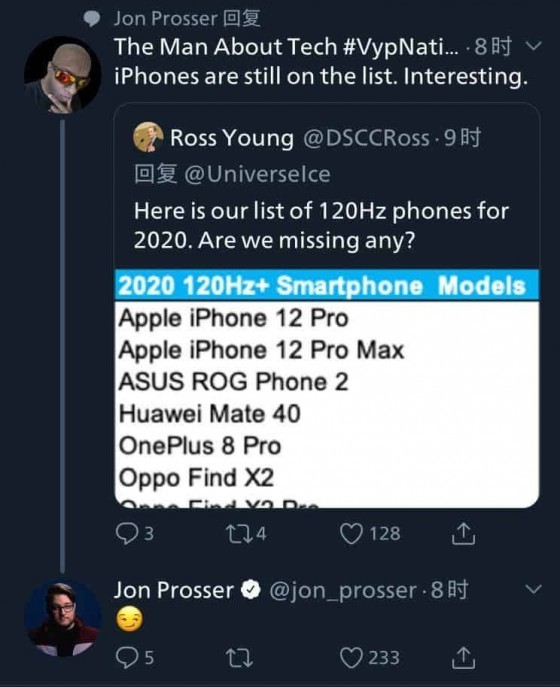 iPhone 12 Pro sẽ được trang bị màn hình 120Hz?